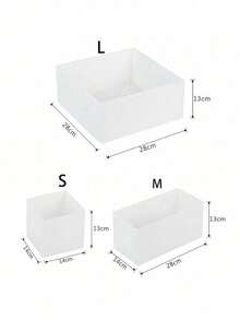 Fabric Drawer Storage Boxes – Foldable White Wardrobe Organizers, Available In Multi-Packs (1/3/6/9 Pieces), Ideal For Underwear, Bras, Socks, Scarves, Home Decor, Room Decor, Bedroom Decor, And Travel Storage - original white - View 14
