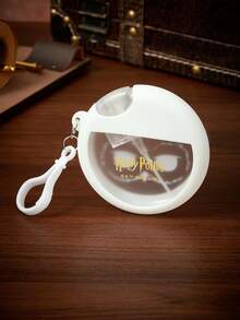 HARRY POTTER X SHEIN 25ml/0.87oz Hedwig 貓頭鷹卡通便攜噴霧瓶，可補充細霧噴霧器，附軟矽膠保護套、掛繩與漏斗，防漏旅行容器，適用於清潔液、蚊香液、保養化妝水等 - 白色 - 查看 5