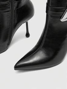 CUCCOO BIZCHIC New Women's Stiletto Boots, Fashionable For Commuting Dates, Suitable For Spring, Autumn And Winter - Coffee Brown - View 5