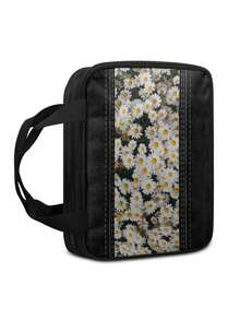 1PC Large Capacity Lightweight Waterproof Wear Resistant Bible Cover Bag Multi Pockets Fully Opens Flat For Easy Reading Holds Phone Pens Notebook Organized Storage Bible Tote For Church Christian Women Men Sunday Service Religious Accessories - Multicolor - View 5