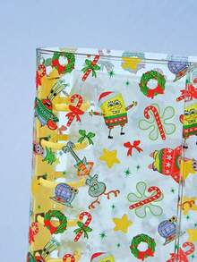 SpongeBob SquarePants | POKOJA LAND Christmas Print Transparent Loose Leaf Binder - A7 - View 4