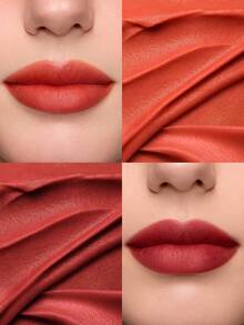 Frida Kahlo X SHEIN 1 buah Velvet Lip Glaze, warna Maple Tomato, lipstik bernuansa oranye, halus dan tahan lama. - Tomat gula maple - View 6