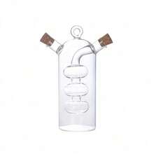 Haus Hana 2-In-1 Olive Oil And Vinegar Dispenser, Transparent Glass Oil And Vinegar Bottles, Oil Bottles With Dual Pour Spouts, Suitable For Kitchen Cooking Utensils - multi-specification - View 12