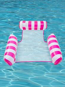 Inflatable Drainage Floating Chair Leisure Hammock With Backrest, Foldable Inflatable Pool Chair For Summer, Suitable For Spa, Pool, Beach Party Supplies, Multi-Purpose Vacation Pool Party Summer Outdoor Water Fun Floating Water Chair - multicolor - View 16