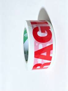 1pc/3pcs Volume Fragile Item Tape .Box Corner Protectors With Strong Adhesion. Stick Firmly On Carton Corners To Cushion Impact During Shipping, Prevent Corners From Denting And Reduce Package Damage. - Red and White - View 6