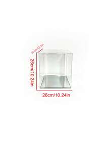 High‑Definition Collectible Display Box With Mirror Base, Assembled Transparent Acrylic Box, Alternative To Glass Box, Used For Displaying Figurines, Dolls, Ornaments, Home Storage & Organization, Gift Box - Multicolor 8 - View 11