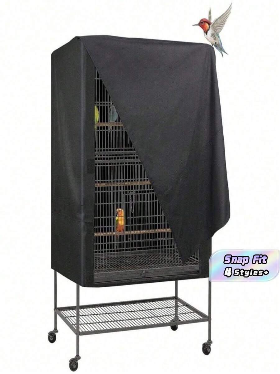 1 Piece Birdcage Cover, Light Blocking And Breathable Birdcage Cover, Waterproof And Dustproof, Night Birdcage, Pet Cage - Multicolor - View 1