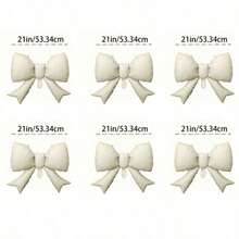 The Bow-Tie Aluminum-Foil Balloon Set Is Suitable For Birthday Parties, Engagement Ceremonies, Girl-Themed Banquets, And Interior Decoration Of Shops. - 6 22-inch bows. - View 23