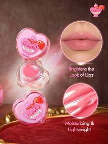 HARRY POTTER X SHEIN 1pc-Rose Essence Sleeping Lip Mask, Moisturizing & Repairing, Love Potion Pattern, Portable & Cute - Peach - View 2