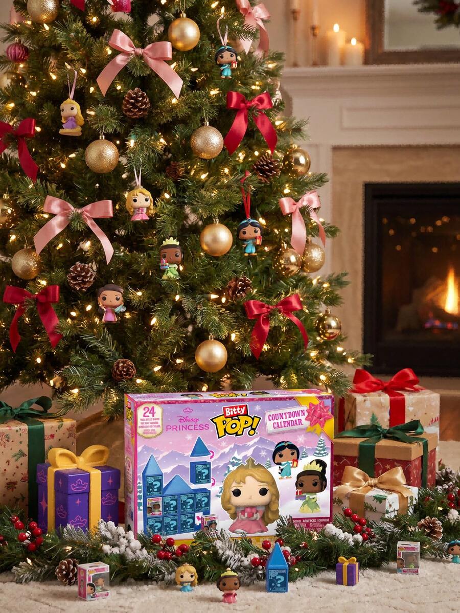 Funko Advent Calendar 2026, Funko Pop Advent Calendar, Bitty Pop Countdown Calendar, Hallo Kitty Sanrios/Christmas Princess, Princess Advent Calendar 2026, Funko Pops, Bitty Pops Funko, Advent Calendars, Advent Calender, Halloween Christmas 2026 Gift - Multicolor - View 1