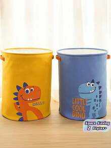 1PC Large Capacity Cotton Linen Drawstring Dirty Laundry Basket Collapsible Storage Bin Dustproof Woven Hamper Holder For Bedroom Bathroom Laundry Room Home Organization Gift - View 1