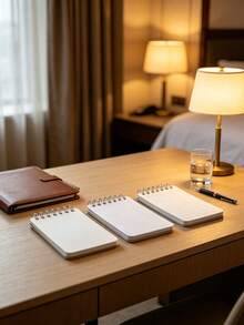 4Pcs Portable Pocket Notebook Set, 60 Sheets Per Book, Thick Grid Dot Page Mini Notepad, Student English Exercise Book Travel Memo Stationery - multicolor - View 5