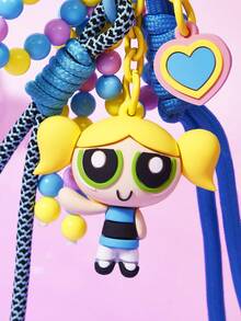 THE POWERPUFF GIRLS X Joivida Keychain, Bag Decoration, Bag Hanger Chain - Multicolor - View 6