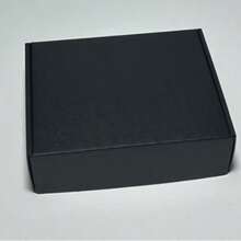 2pcs/Black Express Packaging Box Packaging Material Aircraft Box Corrugated Paper Box Postal Paper Box Packaging Box Gift Box Tile Box Express Box Packaging Box - Black Card - View 17