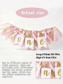 1 Boho Style 1st Birthday Banner - Boho Rainbow High Chair Banner - First Birthday Decor, Cake Toppers, Photographer Photography Props, A Wonderful 1st Birthday - Multicolor - View 9