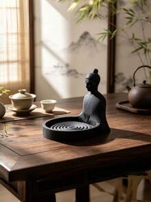 1件創意蝙蝠造型合金香爐托架 哥德風香薰爐 桌上桌面裝飾擺件 適用於芳香療法、居家、辦公室、派對、萬聖節禮物 - A - 查看 5