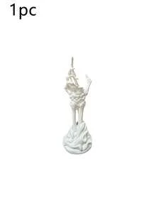 Gothic Skeleton Hand Taper Candlestick Holder, Halloween Themed Taper Candle Stand, Spooky Decorative Desktop Ornament For Table, Mantel, Home Party Decoration, Halloween Gift, Candle Excluded - one-size - View 11