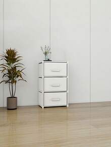 1pc Dustproof Storage Cabinet With Lid, Wardrobe, Bookcase, Storage Rack, Improves Space, Stable And Stylish, Easy To Assemble And Disassemble, Portable, Suitable For Living Room, Bedroom, Entrance, Office, Home, Multi-Layer Storage - View 7