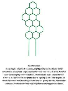 3/6 Piece Plant Climbing Support With Honeycomb Design, Plastic Rust-Resistant Shelf, Suitable For Vine Plants In Pots And Flowers, Lightweight, Foldable, Space-Saving, For Indoor/Outdoor Use In Garden, Balcony, And Patio, Multi-Purpose - One Size Fits All - View 8