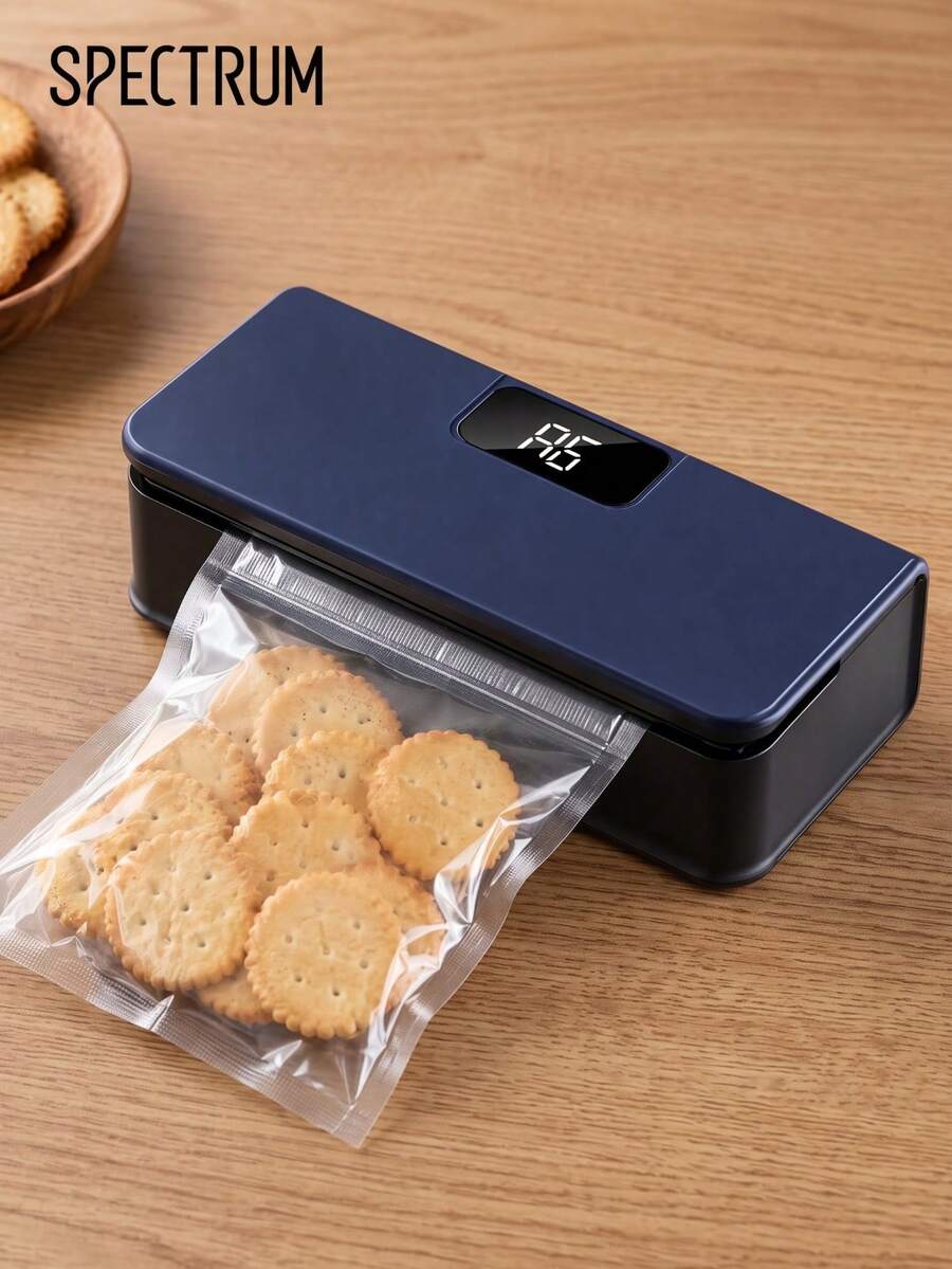 1pc Magnetic‑Sealing‑Machine‑6‑Levels‑Resealer, Portable Mini Heat Sealer, USB Rechargeable Food Bag Sealing Machine, Multifunctional Snack Storage Resealer For Kitchen Food Preservation - Multicolor - View 1