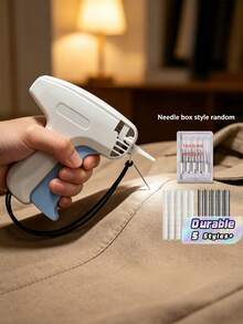 Mini Tag Gun For Clothing, Upgraded Anti-Jam Fine Needle Tagging Tool, Sturdy Plastic Body, Smooth Operation Quick Fabric Fastening Kit For Garment Labels, Suitable For Home DIY, Boutique, Store Arrangement & Holiday Merchandise Labeling Supplies - multicolor - View 2