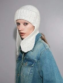 Noxbound Women's Knitted Earflap Beanie Hat - Multicolor - View 1