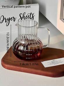 1pc 300ml High Borosilicate Glass Coffee Server With Scale Heat Resistant Clear Transparent Handle Spout Design Glass Coffee Pot For Home Kitchen Cafe Cold Brew Iced Coffee Hand Drip Coffee Making Barista Supplies - Transparent - View 13