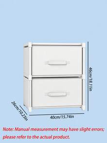 1pc Dustproof Storage Cabinet With Lid, Wardrobe, Bookcase, Storage Rack, Improves Space, Stable And Stylish, Easy To Assemble And Disassemble, Portable, Suitable For Living Room, Bedroom, Entrance, Office, Home, Multi-Layer Storage - View 19