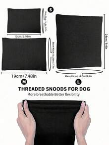 Dog Noise-Canceling Ear Muffs For Anxiety Relief Pet– Calming Ear Covers For Dogs & Cats – Noise Reduction Snood For Grooming, Bathing, Fireworks & Thunder – Soft Warm Ear Protection For Small Medium Large Pets – Anti-Anxiety Hood For Travel & Vet Visits - Grey - View 8