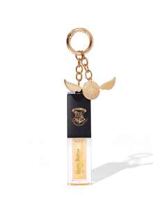 HARRY POTTER X SHEIN 1件 金色亮片盜賊吊墜唇釉，水感唇釉，打造玻璃唇妝效果，單色塗抹/疊層使用 - 黃色細閃 - 查看 6