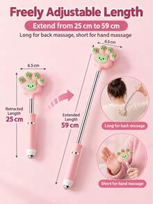 Joivida 1Pc/2Pcs Stainless Steel Retractable Cat Back Scratcher, Portable Itch Relief Rake For Office - Multicolor - View 10