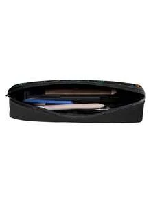 1PC 600D Polyester Large Capacity Pencil Case Cool Dinosaur Skeleton Fossil Print Zipper Closure Stationery Storage Pouch Multi‑Functional Pen Bag For Student Office Travel Daily Use - Multicolor - View 6