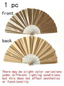 Shiny Ladies' Hand Fans, Large Party-Style Folding Fans, Birthday Theme Performances And Festival Ball Gifts - Multicolor - View 11