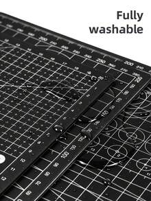 1 Large Self-Healing Cutting Mat - A3/A4/A5 Sizes, With Grid Lines And Diagonal Cutting Guides, Suitable For Fabrics, Paper, Cardboard, Etc.; Durable And Load-Bearing, Ideal For Craft Making, DIY, Office Use, School Projects, And Technical Drawing - multicolor - View 7