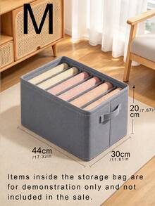 Thickened Divided Clothes Storage Box, Drawer Organizer For Pants, Jeans, Hoodies And Underwear - B - View 13
