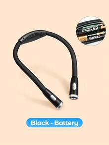 Teckwe USB Rechargeable Neck-Hanging Reading Light, Student Bedroom Dorm Room Book Reading Night Light, Eye-Caring Small Desk Lamp For Home Use - one-size - View 9