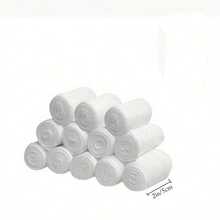 12 Rolls Elastic PBT Bandage, Breathable Stretchable Sports Tape, White Mummy Decoration Bandage For Halloween & Gym Use - White - View 11