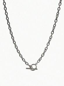 Vandermere New Simple Fashion Punk Style Women Stainless Steel OT Thick Link Chain Necklace Non Tarnish - OT thick O chain - View 2