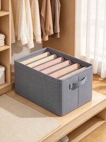 Thickened Divided Clothes Storage Box, Drawer Organizer For Pants, Jeans, Hoodies And Underwear - B - View 2