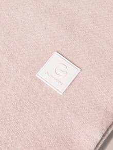 GLOWMODE Cozy Energy Oversized Scarf With Logo Tag Daily Casual Outdoor Fall Winter Wear - Pink - View 5