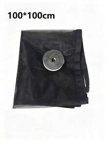 1pc Window Mesh Screen, Mosquito Proof Netting, Drill-Free Self-Adhesive, Simple To Install. Durable Fiberglass Fabric For Ventilation & Mosquito Blocking, Removable Washable Reusable. Fits Ideal For Kitchen, Home, Apartment And Daily Household Use. - black - View 11