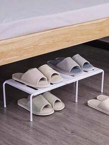 Kệ giày nhiều tầng màu trơn có thể tháo rời và kéo dài, kệ bếp tiết kiệm không gian, kệ lưu trữ giày dép bằng nhựa cho nhà ở, phòng khách, ký túc xá, có thể đặt ở cửa phòng, dưới gầm giường, phòng tắm, phòng thay đồ, kệ giày dày dặn có thể mở rộng - Xem 4