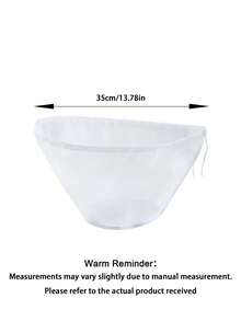 Wide Mouth Multi-Function Filter Bag, Durable Fine Mesh Reusable Strainer Bag For Coffee, Juice, Soy Milk, Wine Filtration, Easy-Pour Spout Sturdy Construction, Coffee Lovers Juice Making Kitchen Gadget, Reusable Beverage Filter Bag - View 2