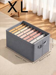 Thickened Divided Clothes Storage Box, Drawer Organizer For Pants, Jeans, Hoodies And Underwear - B - View 7