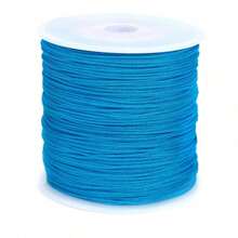 1 Roll 72# Braiding Necklace String Cord Handmade DIY Jewelry Craft Material, 0.8mm Macrame Rope - A - View 11