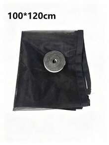 1pc Window Mesh Screen, Mosquito Proof Netting, Drill-Free Self-Adhesive, Simple To Install. Durable Fiberglass Fabric For Ventilation & Mosquito Blocking, Removable Washable Reusable. Fits Ideal For Kitchen, Home, Apartment And Daily Household Use. - black - View 12