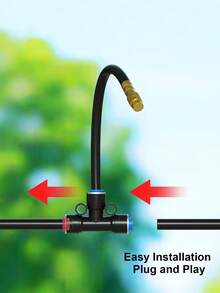 5 M/10 M/15 M/20 M DIY Greenhouse Garden Watering System, Universal Spray Cooling Kit, Plastic Material, No Electricity, Suitable For European And American Thread Standards, Suitable For Plant And Courtyard Spray Cooling - A - View 9