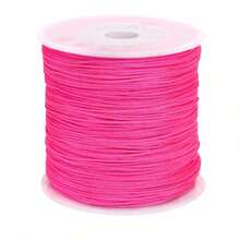 1 Roll 72# Braiding Necklace String Cord Handmade DIY Jewelry Craft Material, 0.8mm Macrame Rope - A - View 10