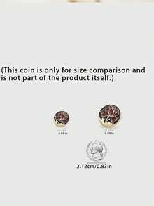 Bộ 10 nút kim loại tròn hoa sen 3D cao cấp phong cách Trung Quốc, sơn dầu, phụ kiện cài trang trí khâu tay cho áo khoác len, vest, áo lông và quần áo may mặc - 10pcs - Xem 3