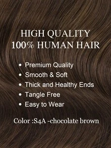 9AM Hair 20 件直发胶带 100% 真人发片接发 14-24 英寸 50 克/包 适用于沙龙 天然高品质真人发丝滑无缝隐形 PU 胶带接发 - S4A - 查看 3